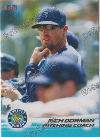 2012 Everett AquaSox Rich Dorman