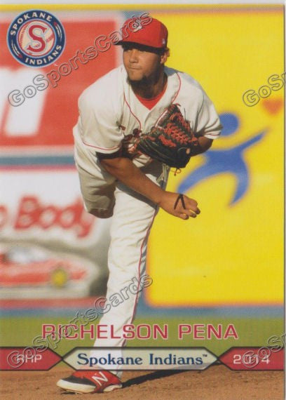 2014 Spokane Indians Richelson Pena