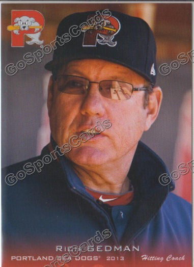 2013 Portland Sea Dogs Rich Gedman
