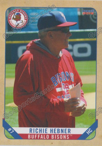 2016 Buffalo Bisons Richie Hebner
