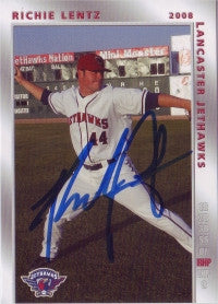 Richie Lentz 2008 Lancaster Jethawks (Autograph)