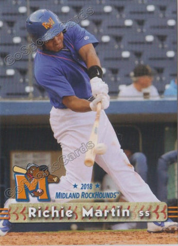 2018 Midland RockHounds Richie Martin