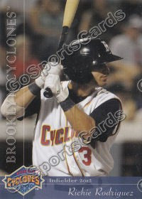 2012 Brooklyn Cyclones Richie Rodriguez