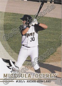 2010 Missoula Osprey Richie Rowland