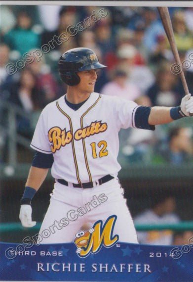 2014 Montgomery Biscuits Richie Shaffer