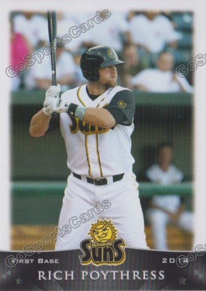 2014 Jacksonville Suns Rich Poythress