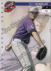 2007 Akron Aeros Rich Rundles