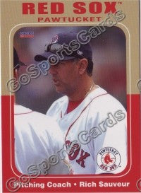 2010 Pawtucket Red Sox Rich Sauver
