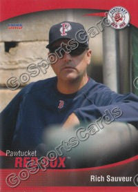 2012 Pawtucket Red Sox Rich Sauveur