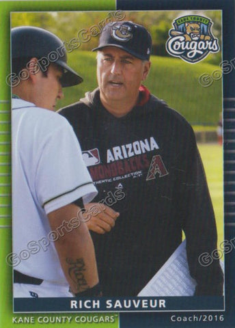2016 Kane County Cougars Rich Sauveur