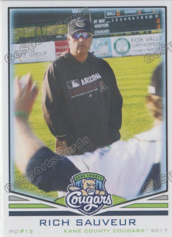 2017 Kane County Cougars Rich Sauveur