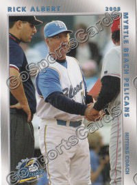 2008 Myrtle Beach Pelicans Rick Albert