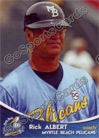2009 Myrtle Beach Pelicans Rick Albert