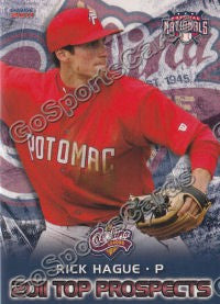 2011 Carolina League Top Prospects Ricky Rick Hague