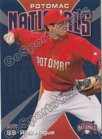 2011 Potomac Nationals Ricky Rick Hague