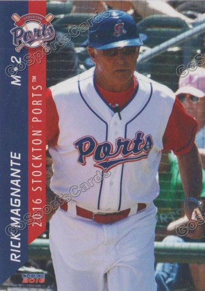 2016 Stockton Ports Rick Magante