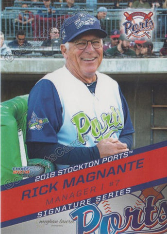 2018 Stockton Ports Rick Magnante