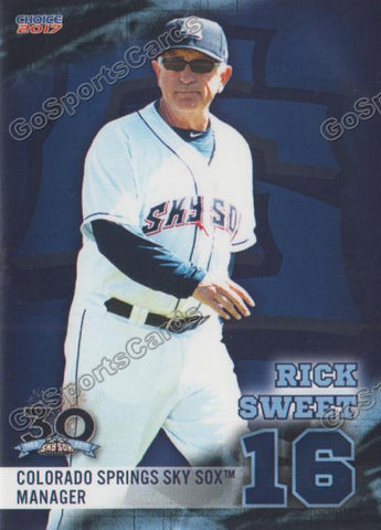 2017 Colorado Springs Sky Sox Rick Sweet