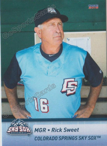 2018 Colorado Springs Sky Sox Rick Sweet