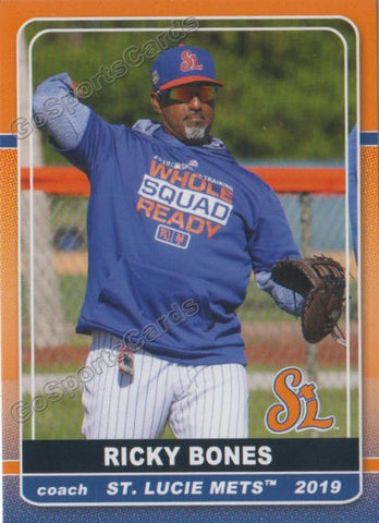 2019 St Lucie Mets Ricky Bones