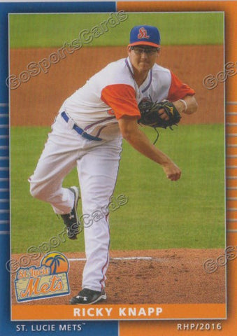 2016 St Lucie Mets Ricky Knapp