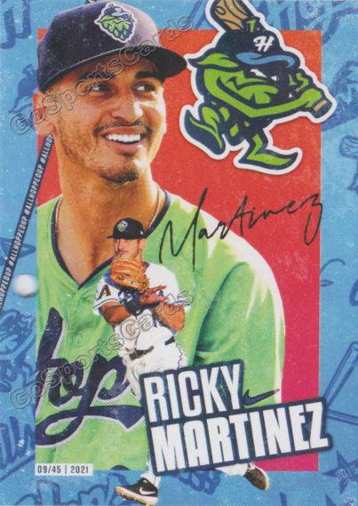 2021 Hillsboro Hops Ricky Martinez