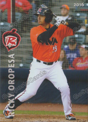 2016 Richmond Flying Squirrels Ricky Oropesa