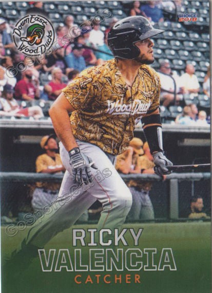 2018 Down East Wood Ducks Ricky Valencia