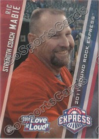 2011 Round Rock Express Ric Mabie