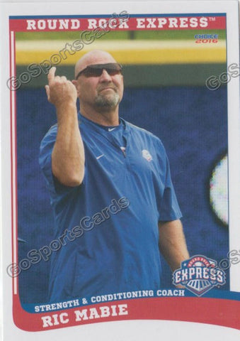 2016 Round Rock Express Ric Mabie