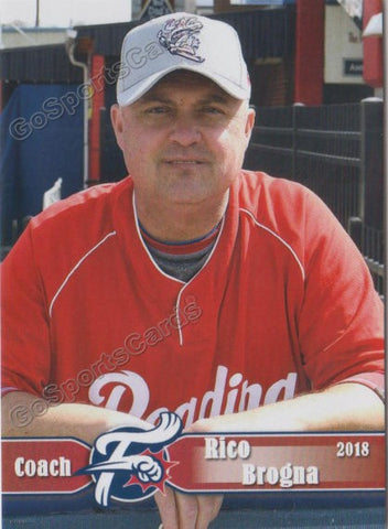 2018 Reading Fightin Phils Rico Brogna