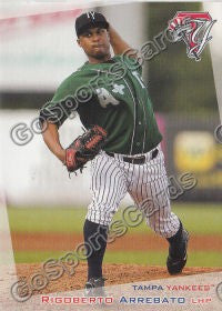 2012 Tampa Yankees Rigoberto Arrebato