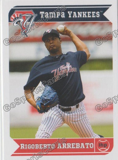 2013 Tampa Yankees Rigoberto Arrebato