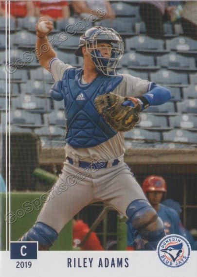 2019 Dunedin Blue Jays Riley Adams