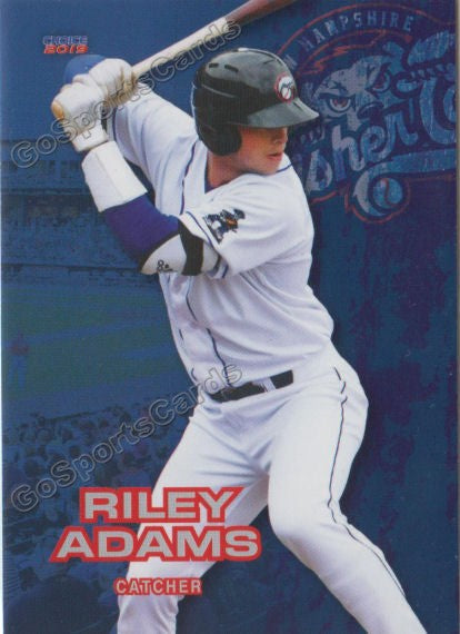2019 New Hampshire Fisher Cats Riley Adams