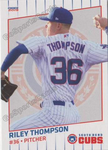 2019 South Bend Cubs Riley Thompson