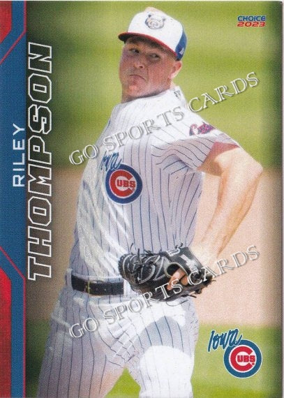 2023 Iowa Cubs Riley Thompson