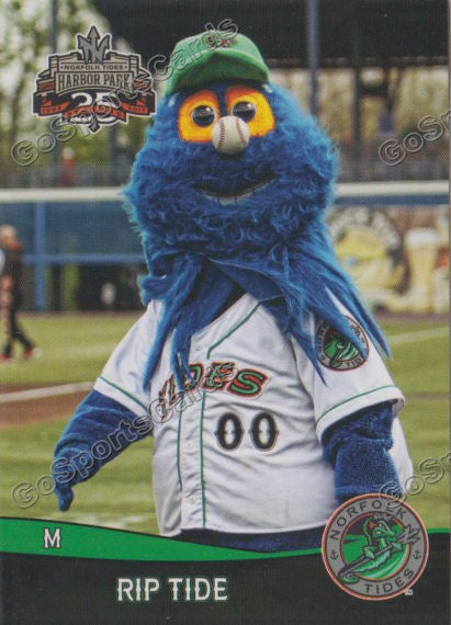 2017 Norfolk Tides Rip Tide Mascot
