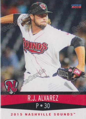 2015 Nashville Sounds RJ Alvarez