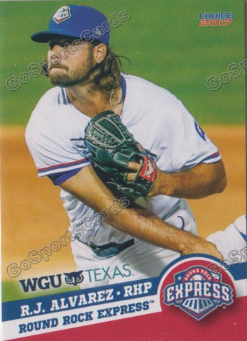 2017 Round Rock Express RJ Alvarez