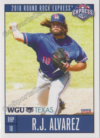 2018 Round Rock Express RJ Alvarez
