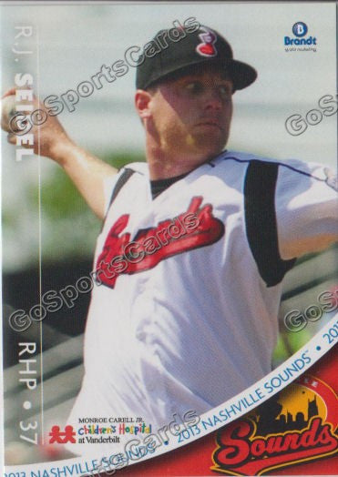 2013 Nashville Sounds RJ Seidel