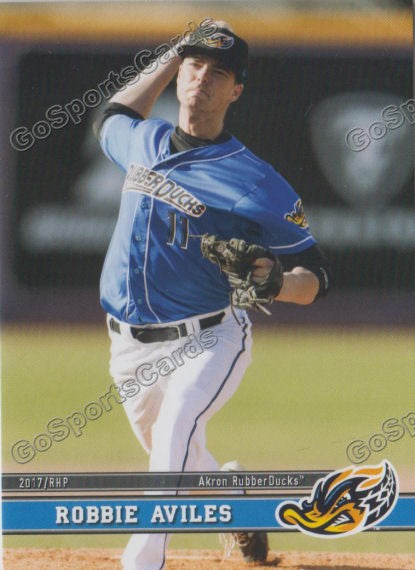 2017 Akron RubberDucks Robbie Aviles