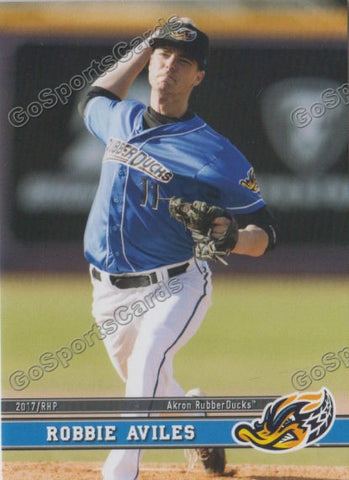 2017 Akron RubberDucks Robbie Aviles