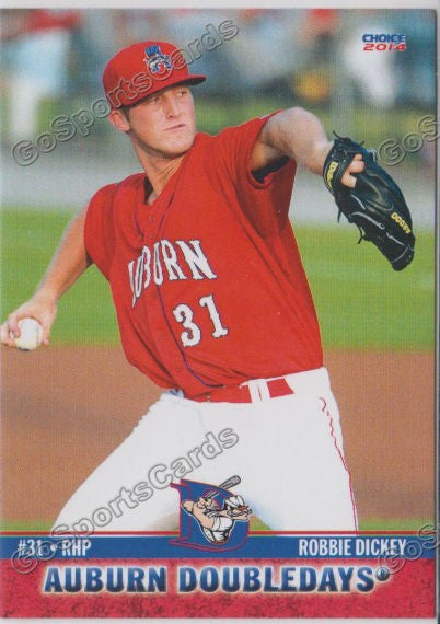 2014 Auburn Doubledays Robbie Dickey