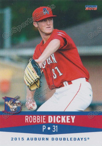 2015 Auburn Doubledays Robbie Dickey
