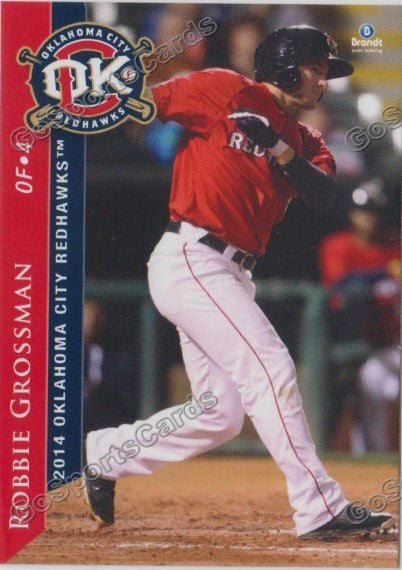 2014 Oklahoma City RedHawks Robbie Grossman