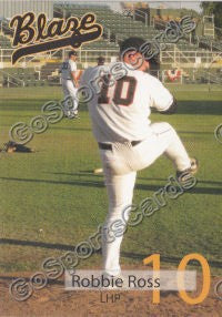 2010 Bakersfield Blaze Robbie Ross