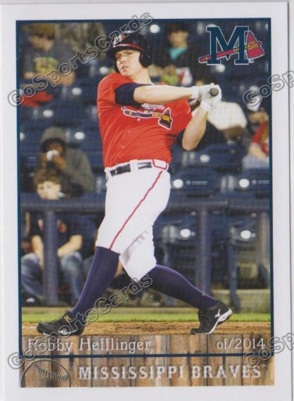 2014 Mississippi Braves Robby Hefflinger