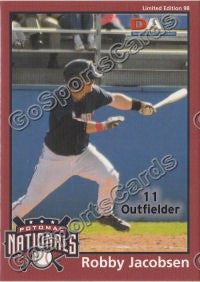 2010 Potomac Nationals DAV Robby Jacobsen